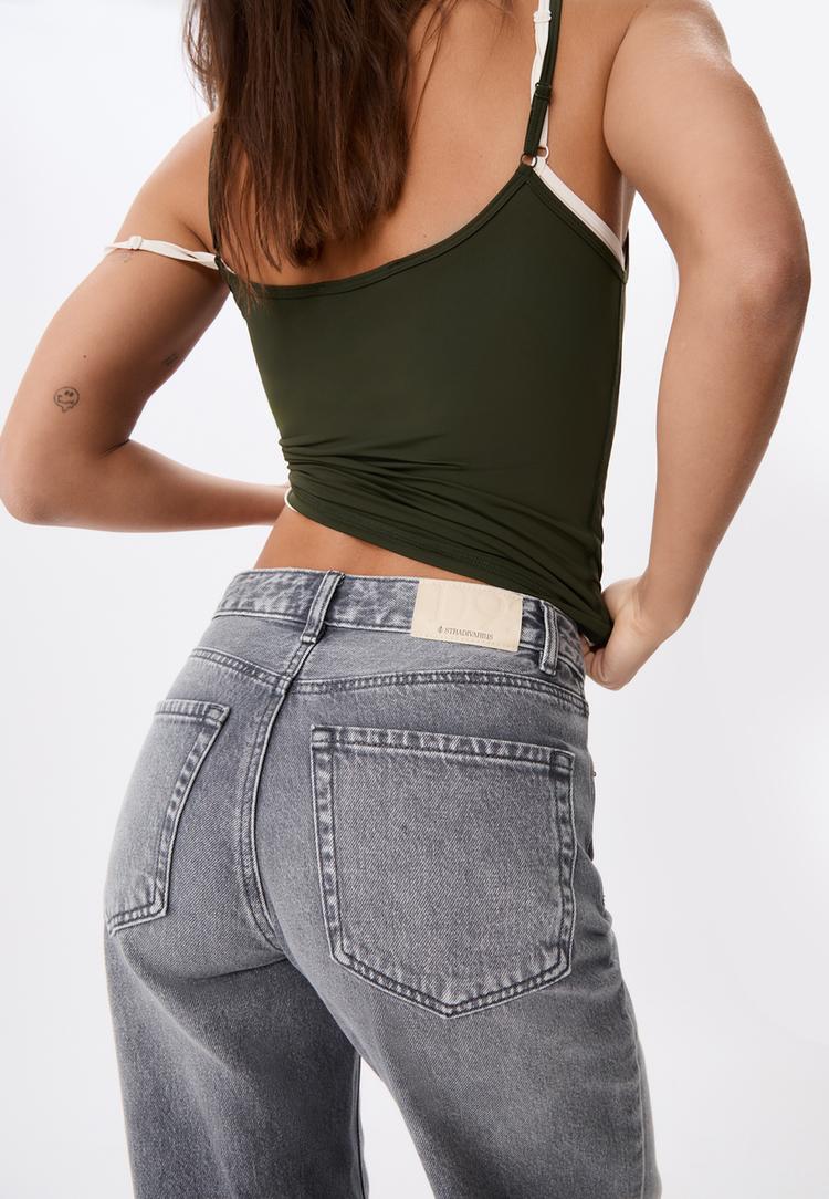 d92 straight wide leg jeans