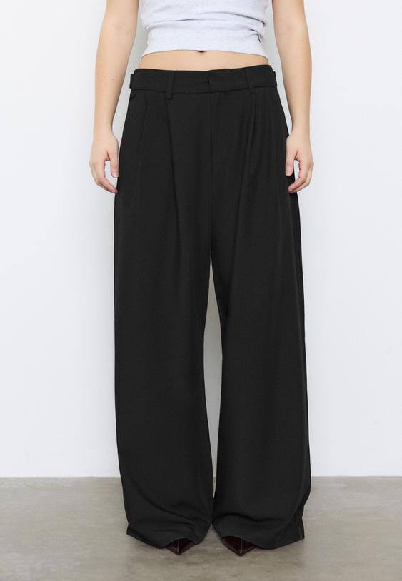 ayarlanabilir super genis paca pantolon