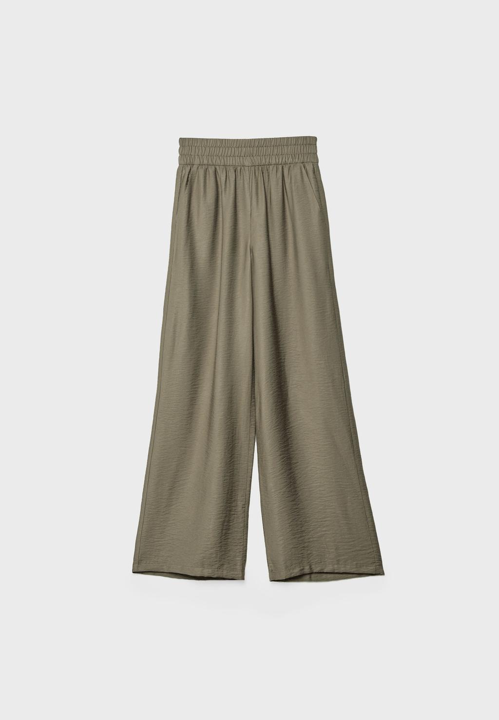Pantalón palazzo cintura ancha