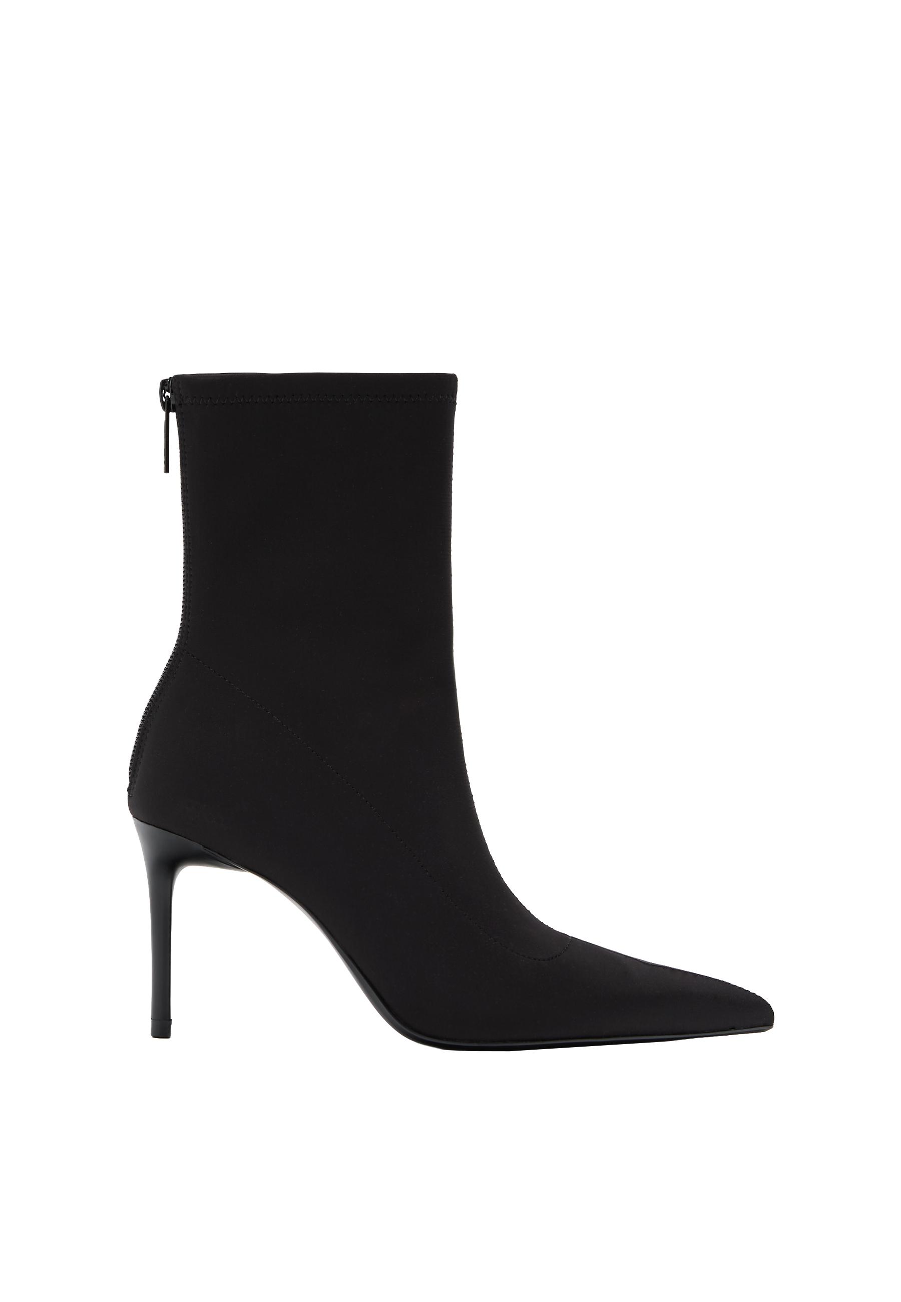 Stiletto heel ankle boots — BLACK
