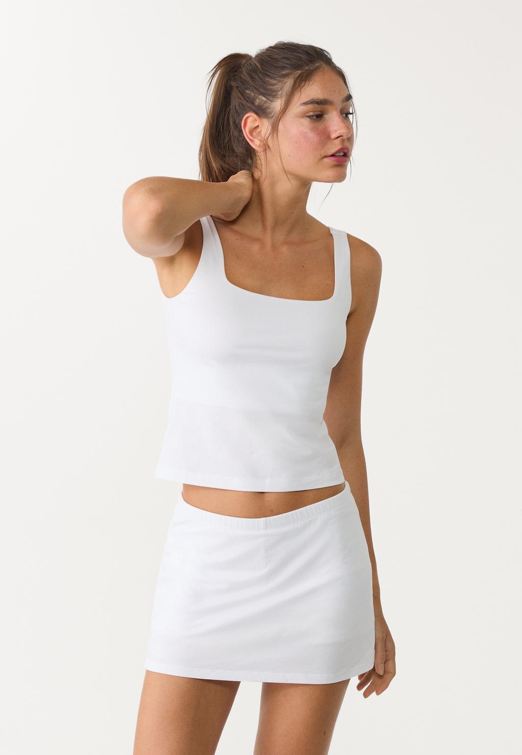 Falda pantalón mini