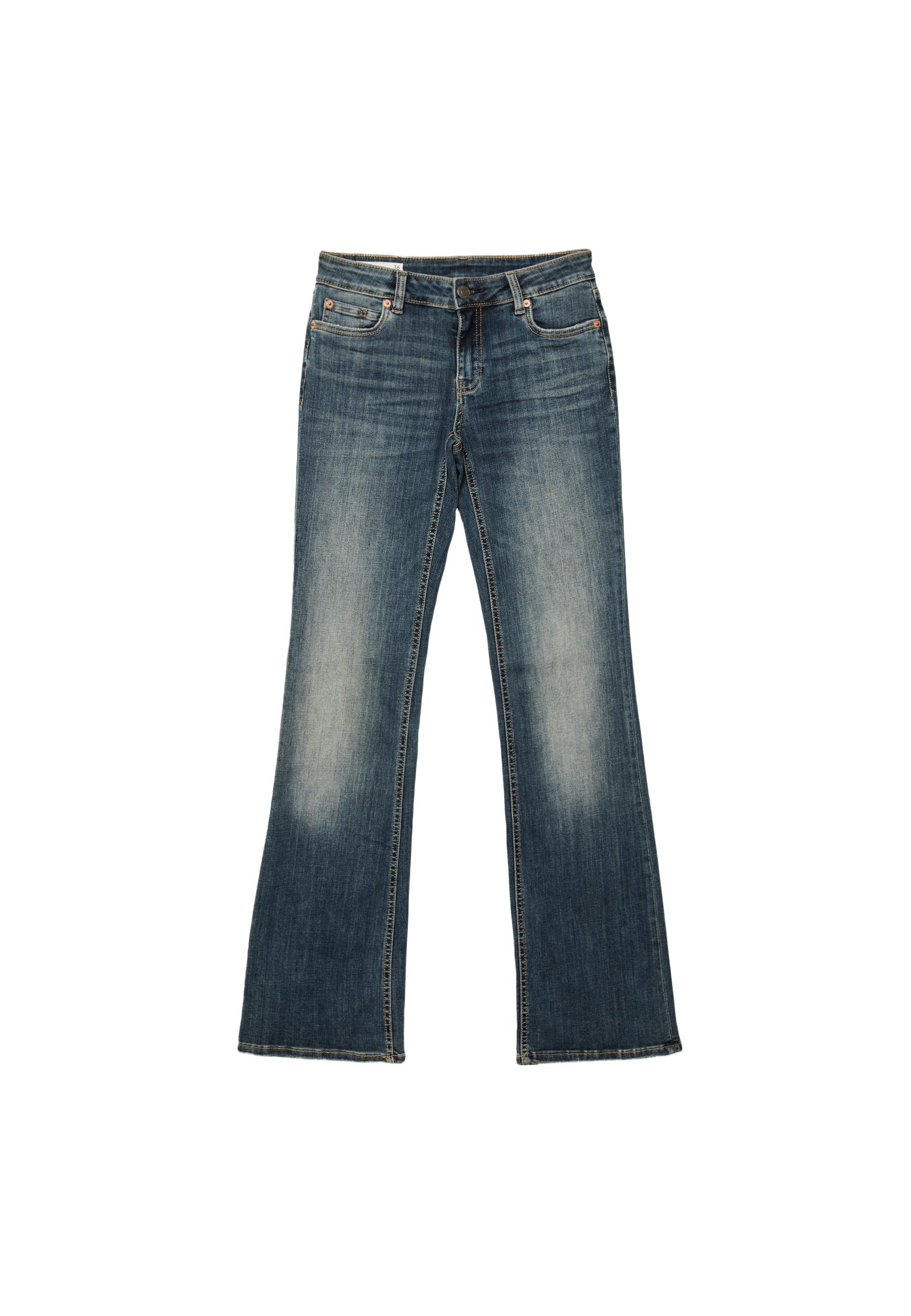 D67 slim bootcut jeans — MEDIUM DENIM WASH