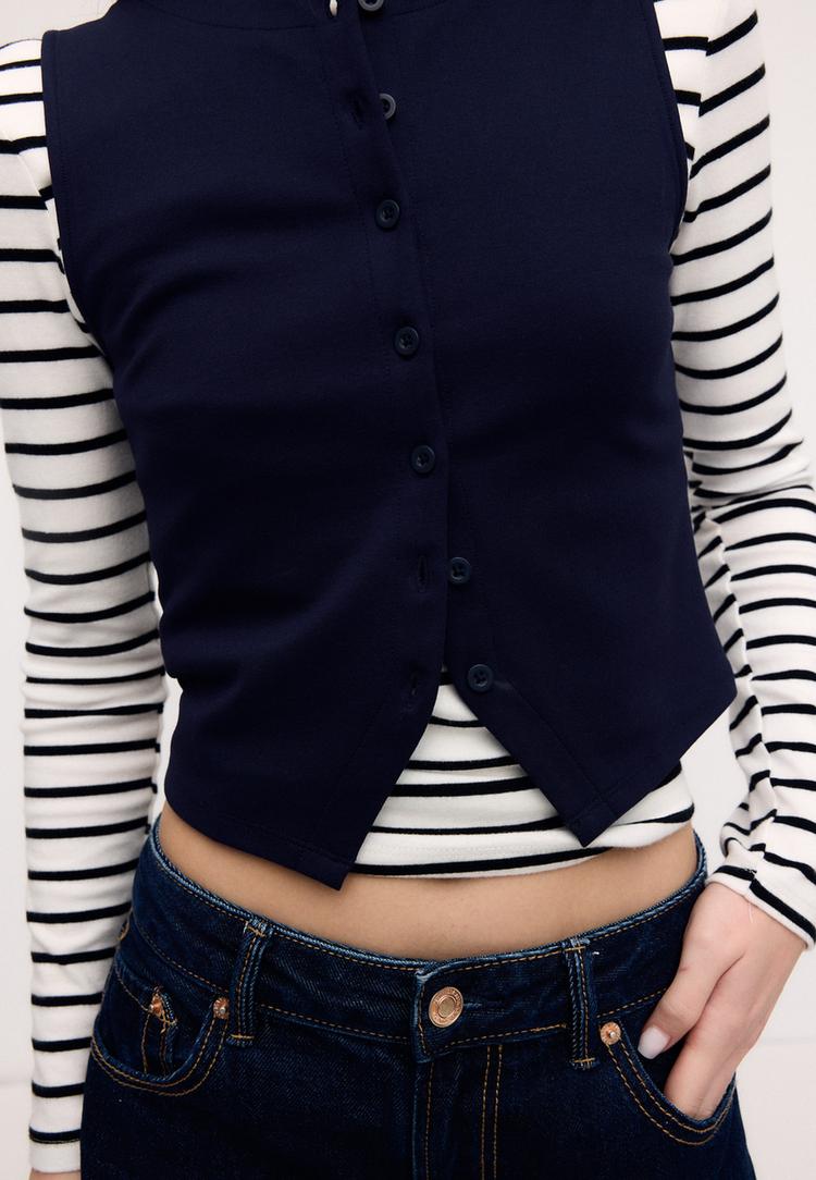 top basic con bottoni