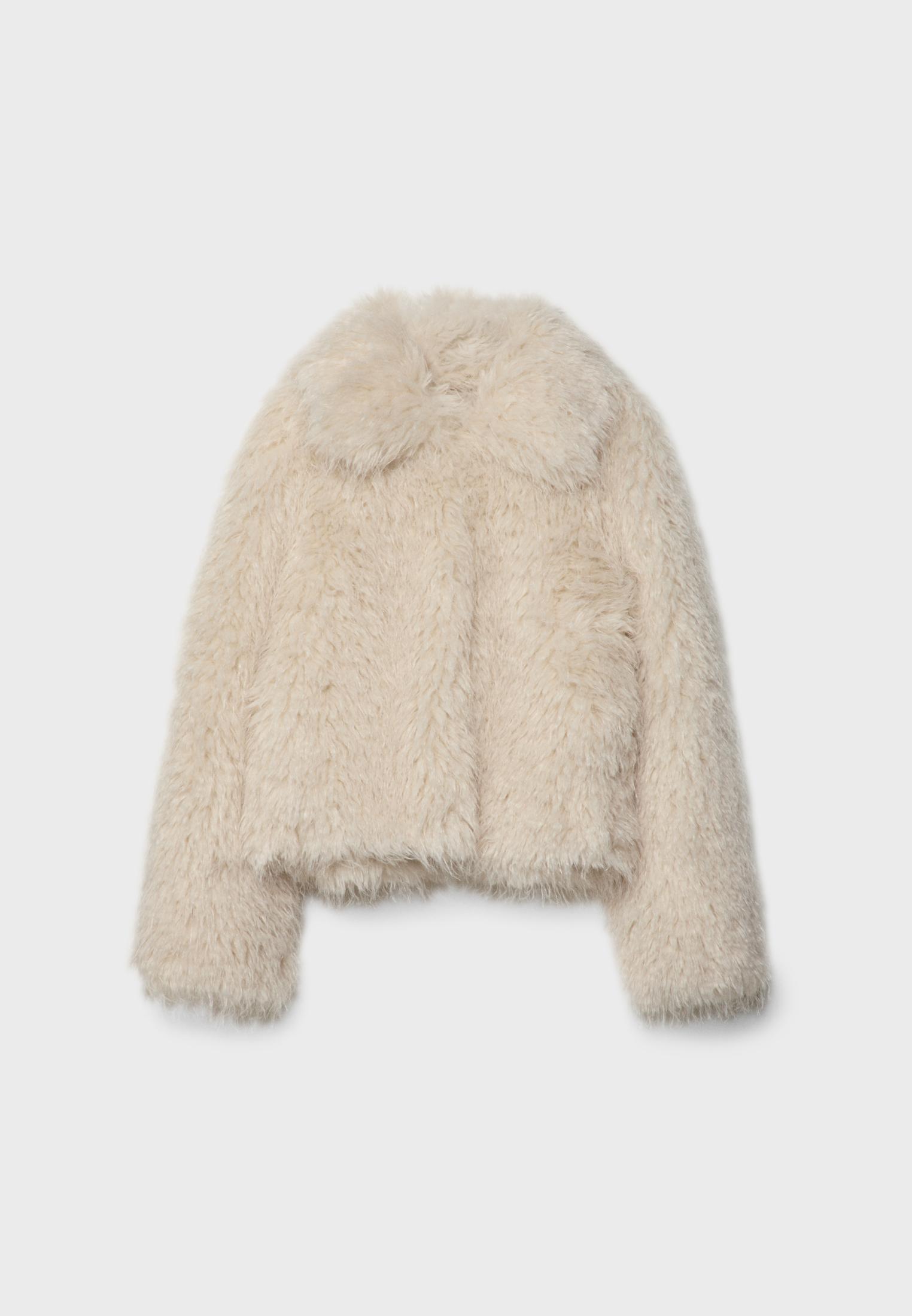 Blouson court en fausse fourrure Fourrure synthetique femme Stradivarius Canada