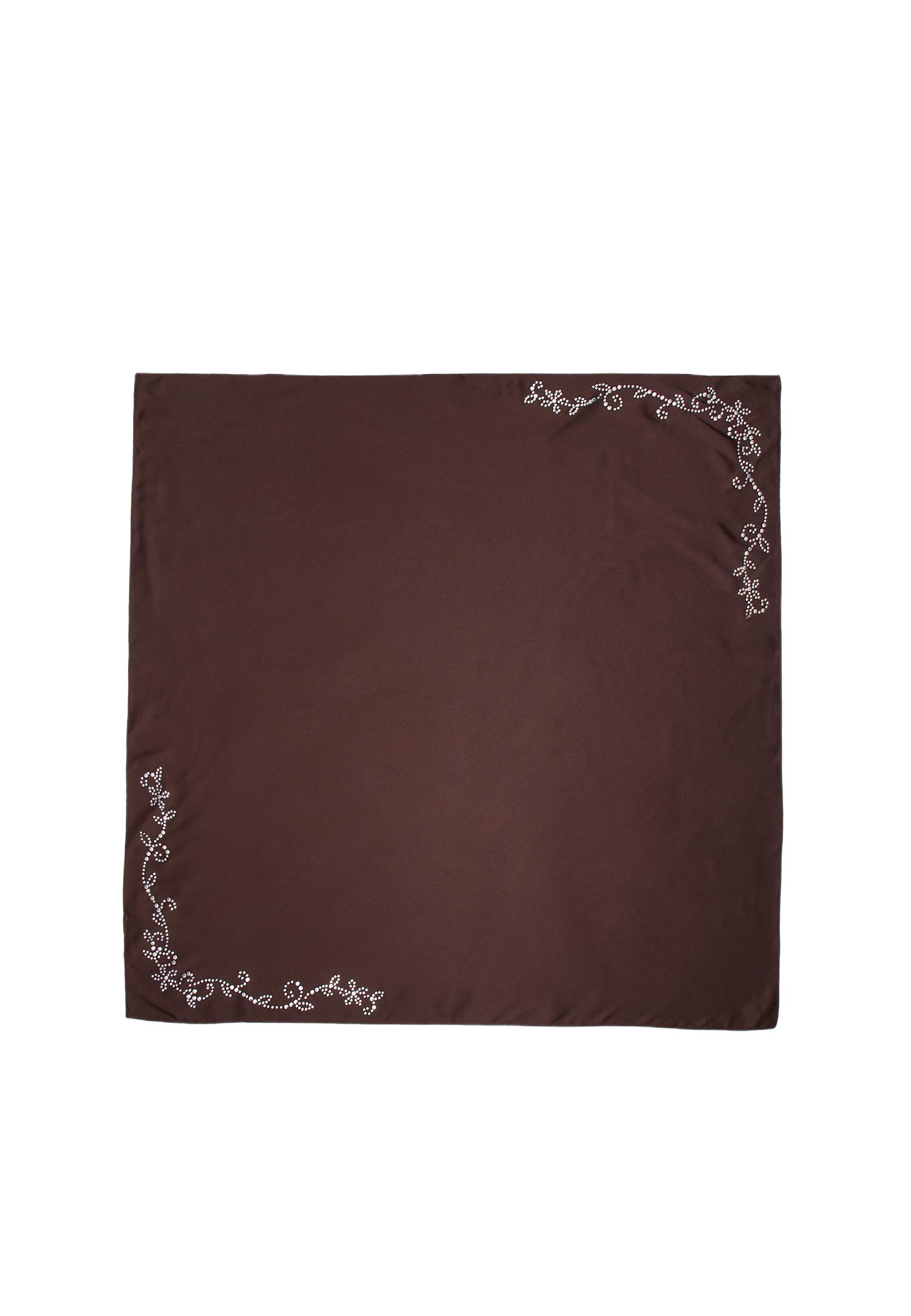 Scarf with bit detail — Brown