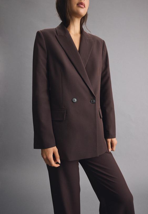 blazer dritto con bottoni