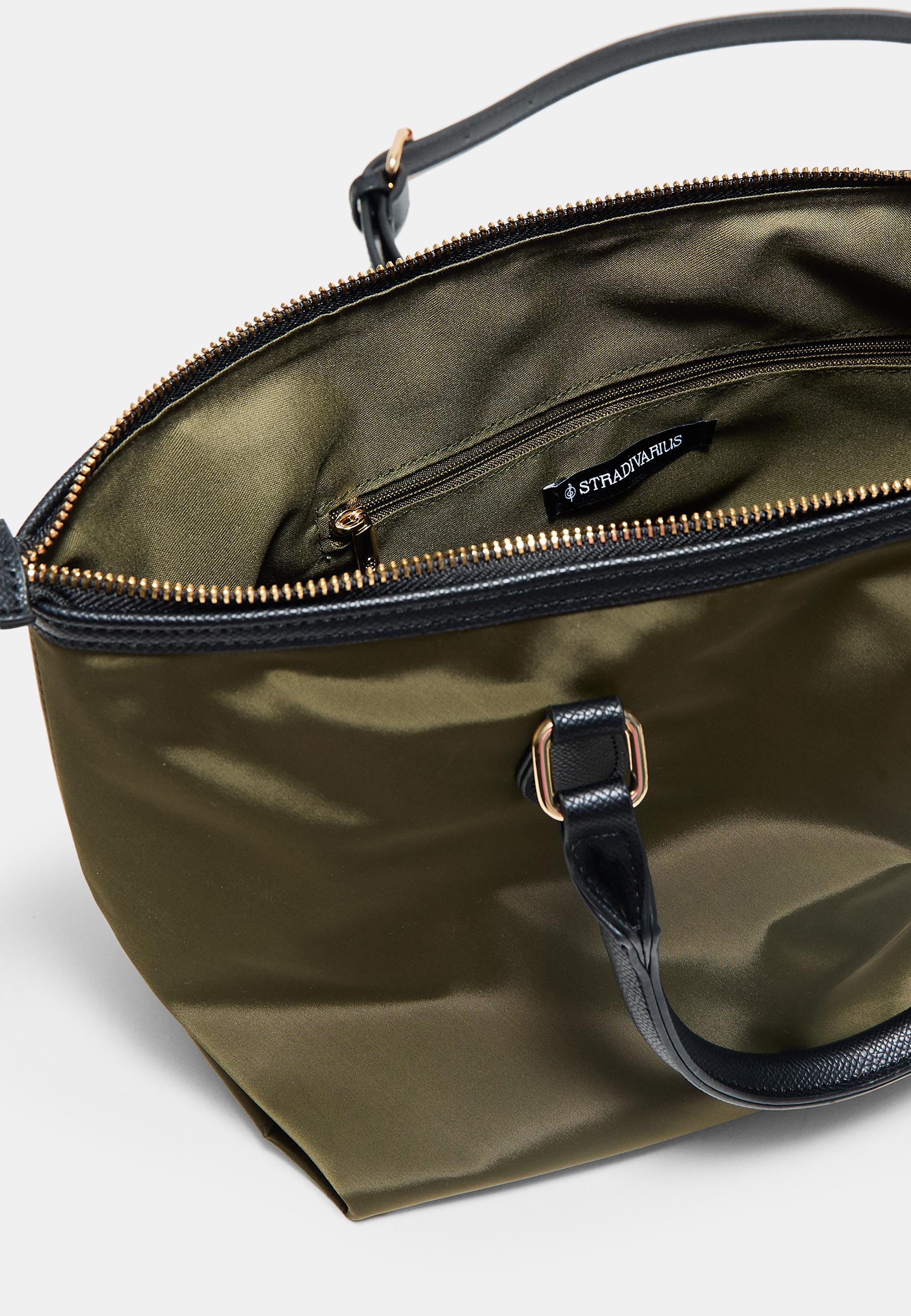 Zipped crossbody bag — Khaki