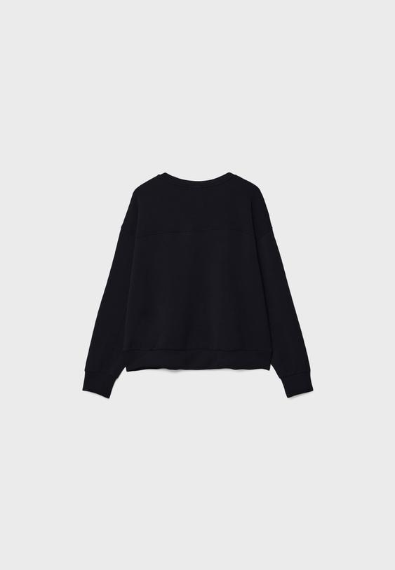 Yumuşak dokulu basic sweatshirt_1