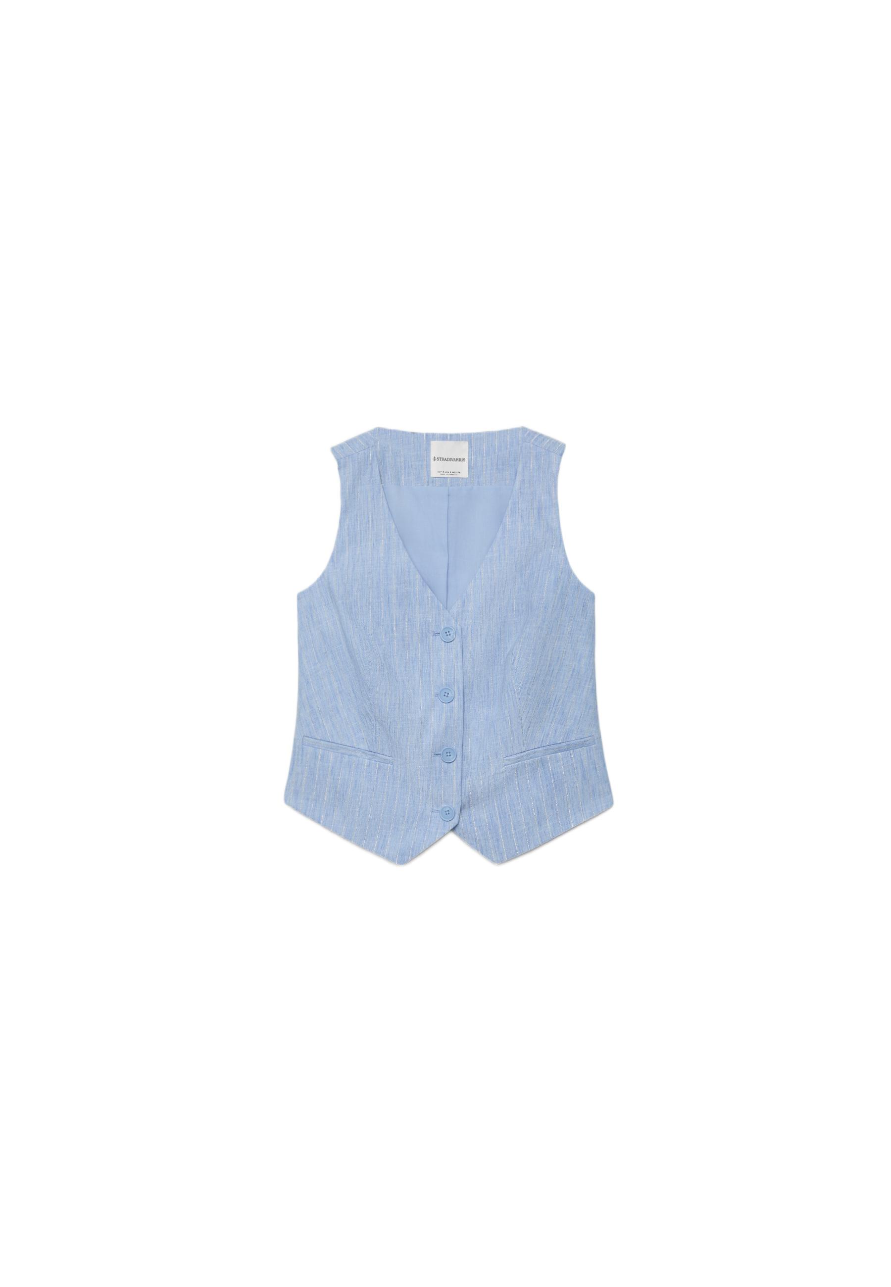 Basic rustic waistcoat — Blue