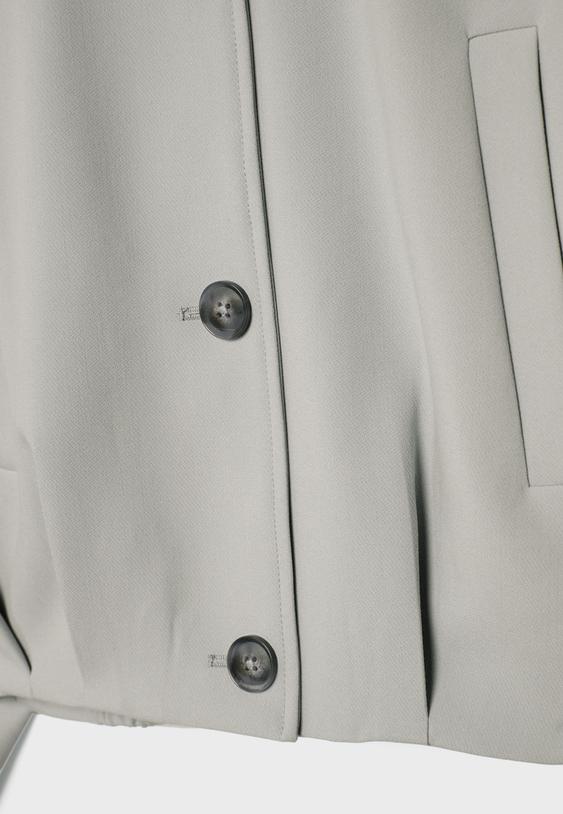 Dik yaka şişme ceket - Görsel 8