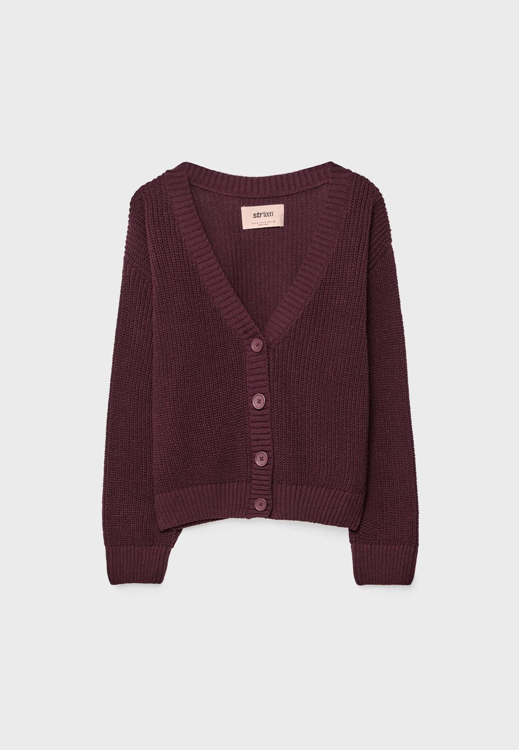 Chaqueta punto botones