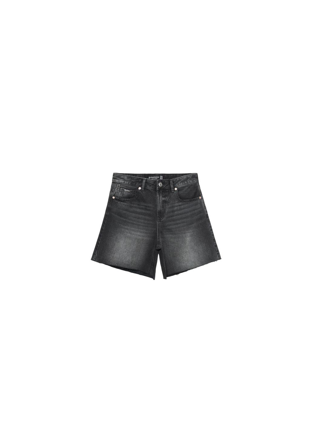 D93 Uzun denim şort