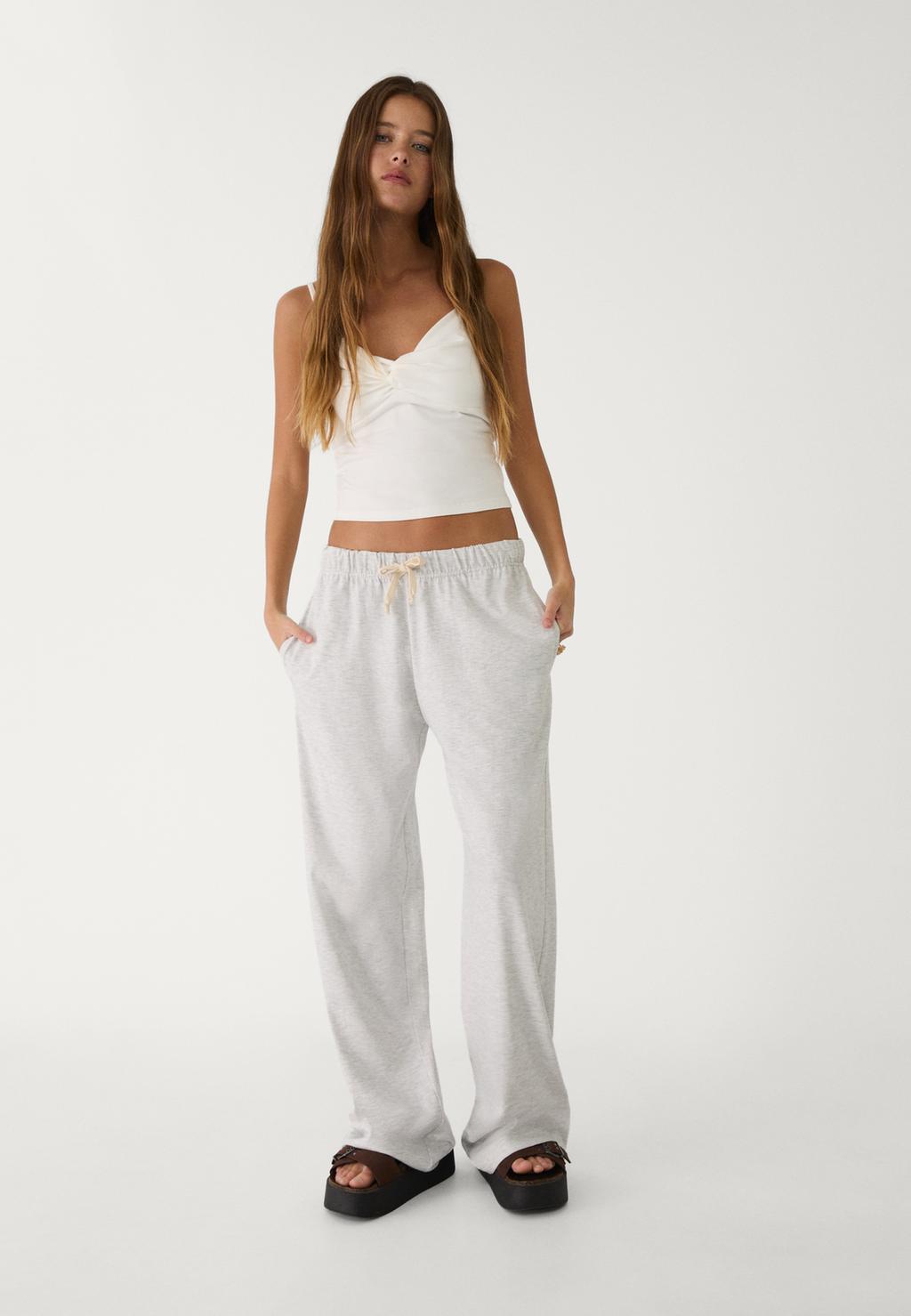 Bağcıklı jogger pantolon