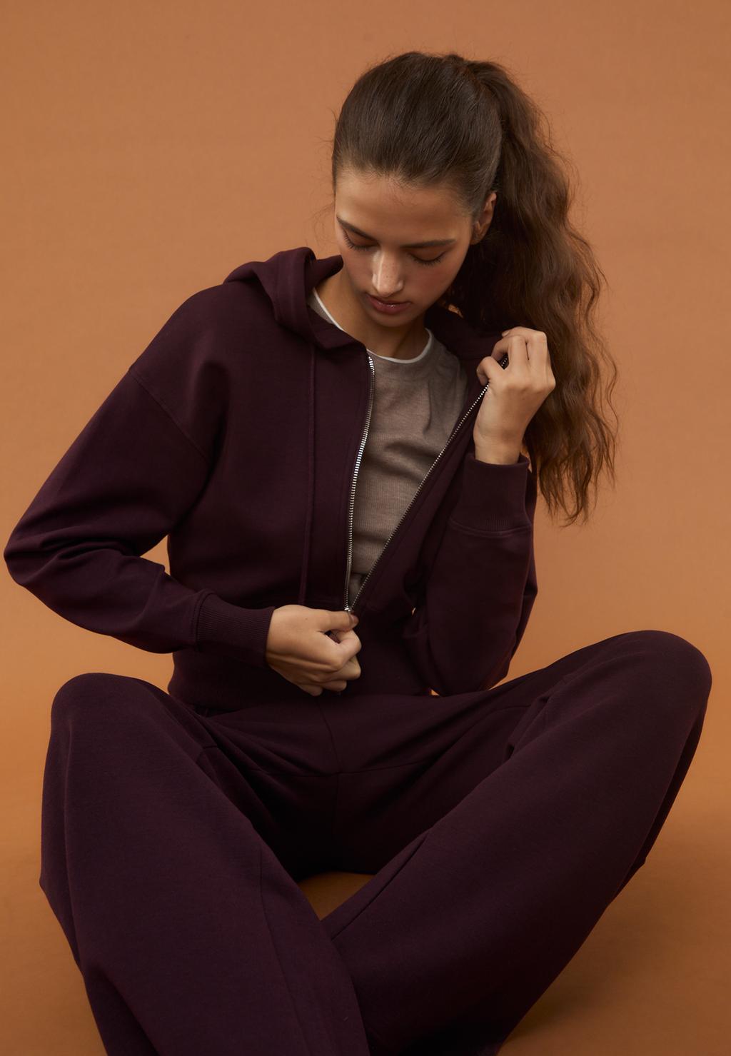 Zip-up hoodie