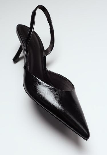 Basic stiletto heel shoes — BLACK  1