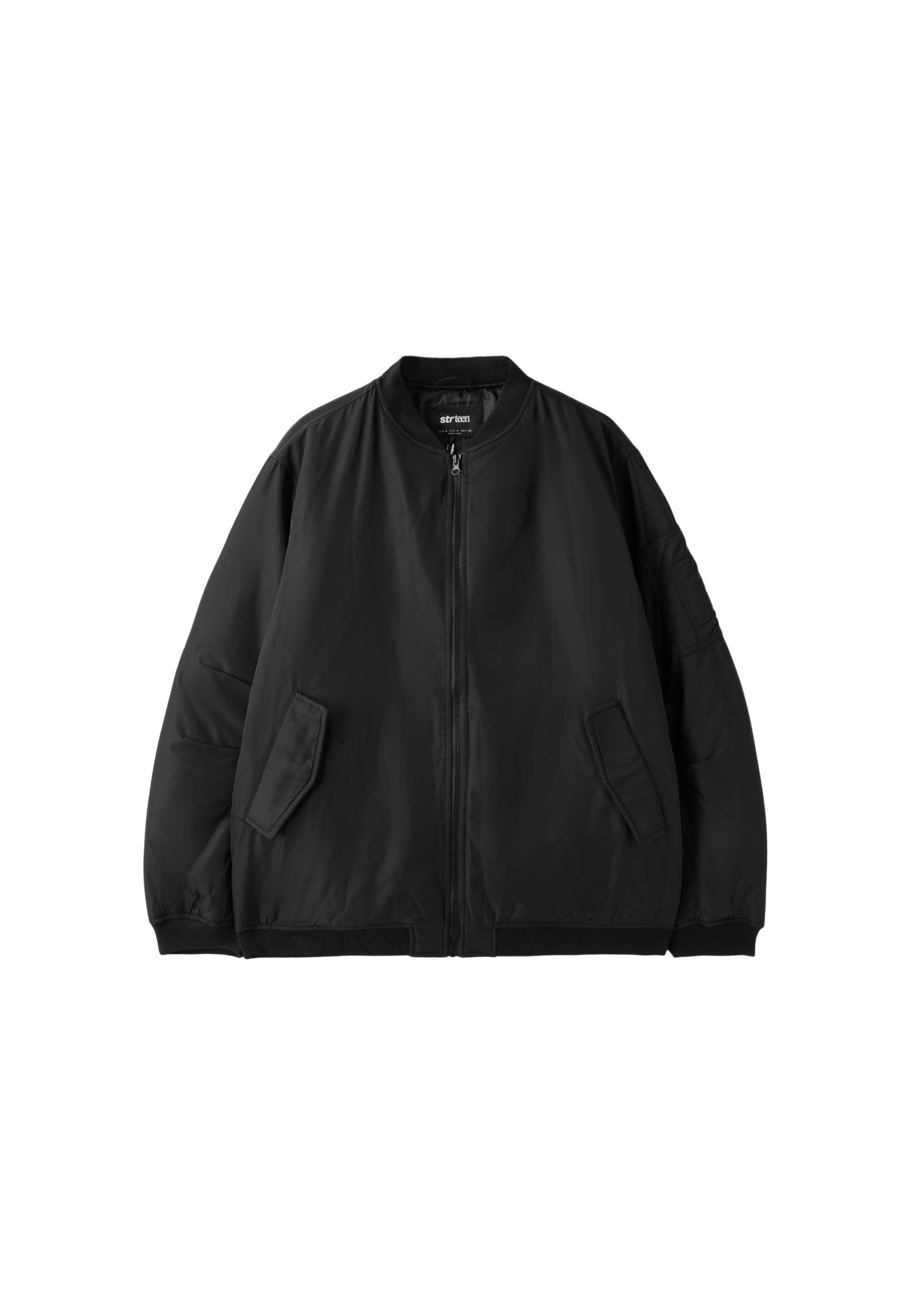 Oversize bomber jacket — Black