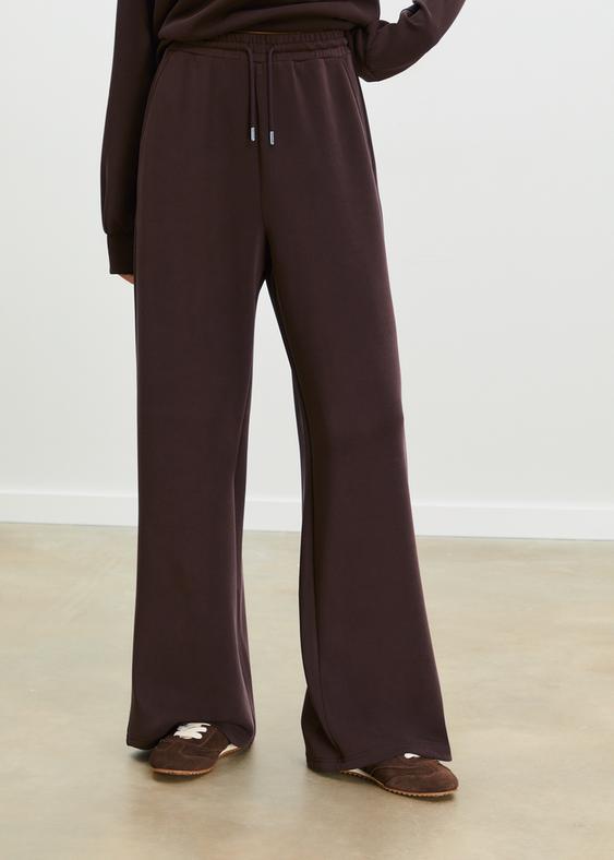 pantalon jogger palazzo tacto suave
