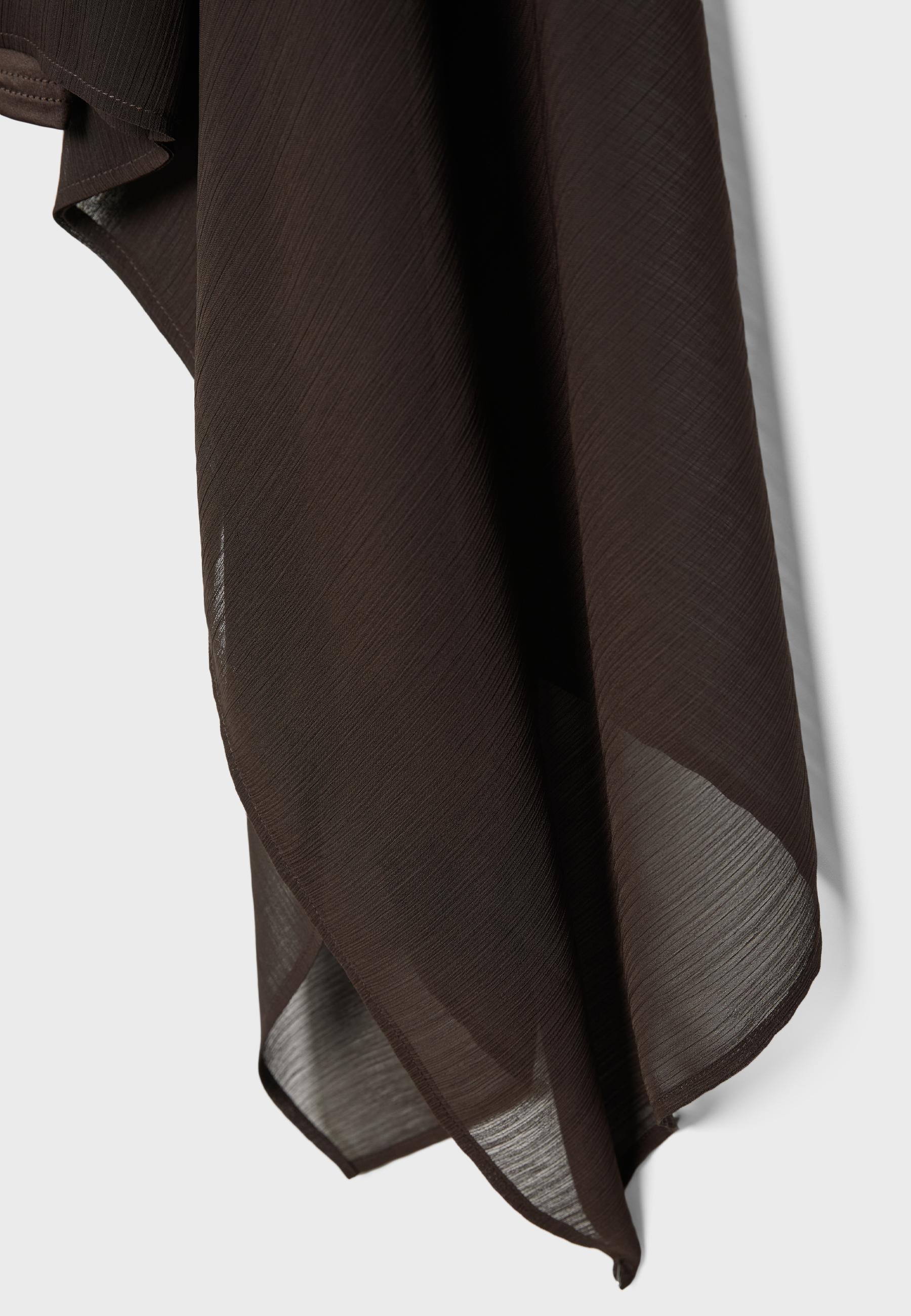 Asymmetric cape — Brown