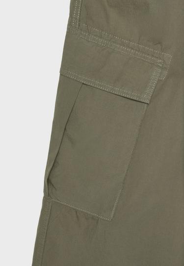 Poplin trousers with stoppers — Khaki 8