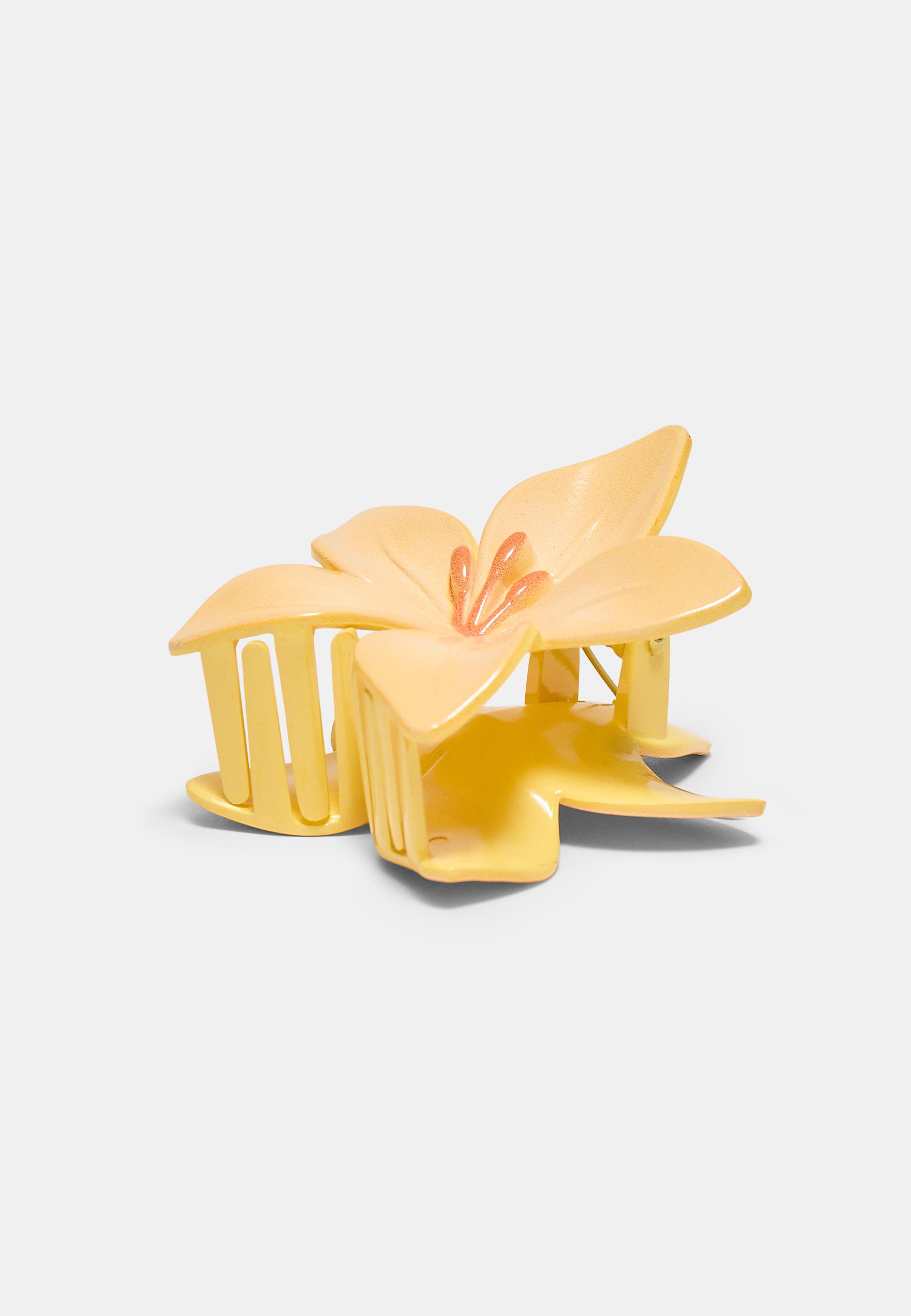 Flower hair clip — Gold