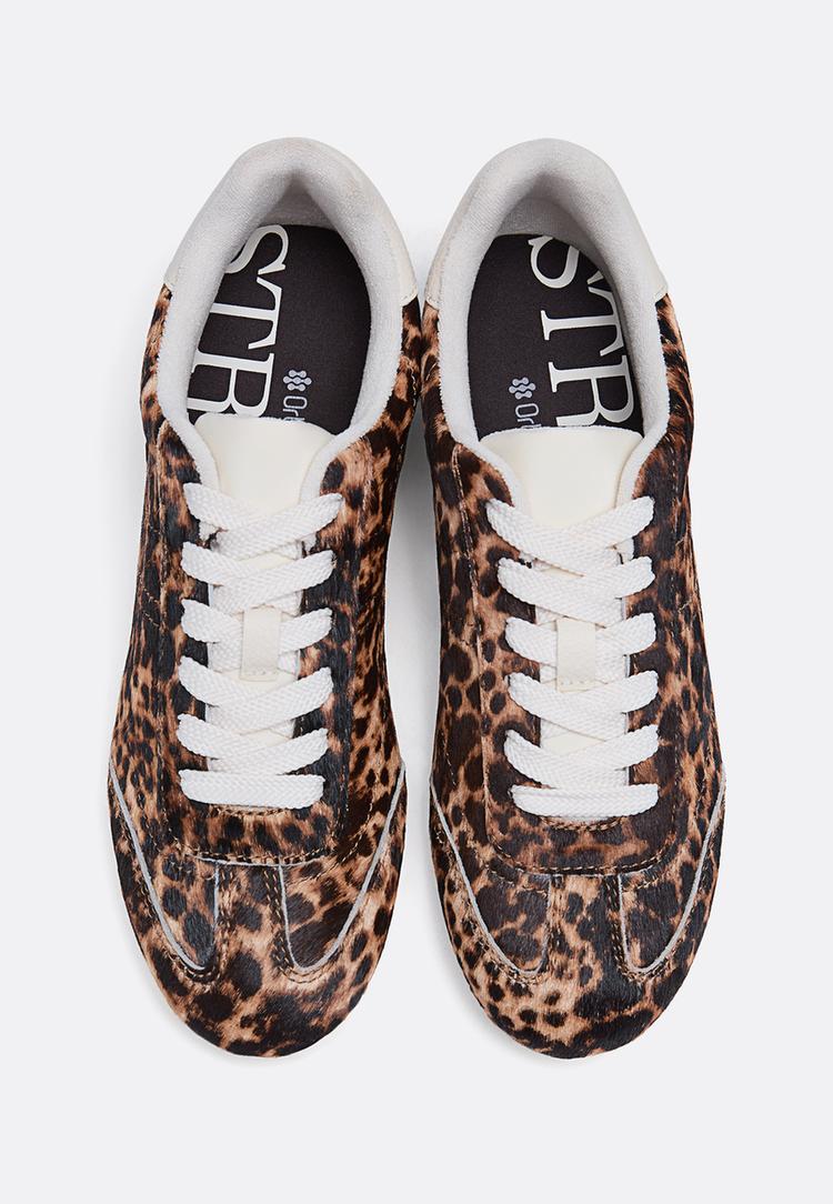 zapatillas pelo print leopardo