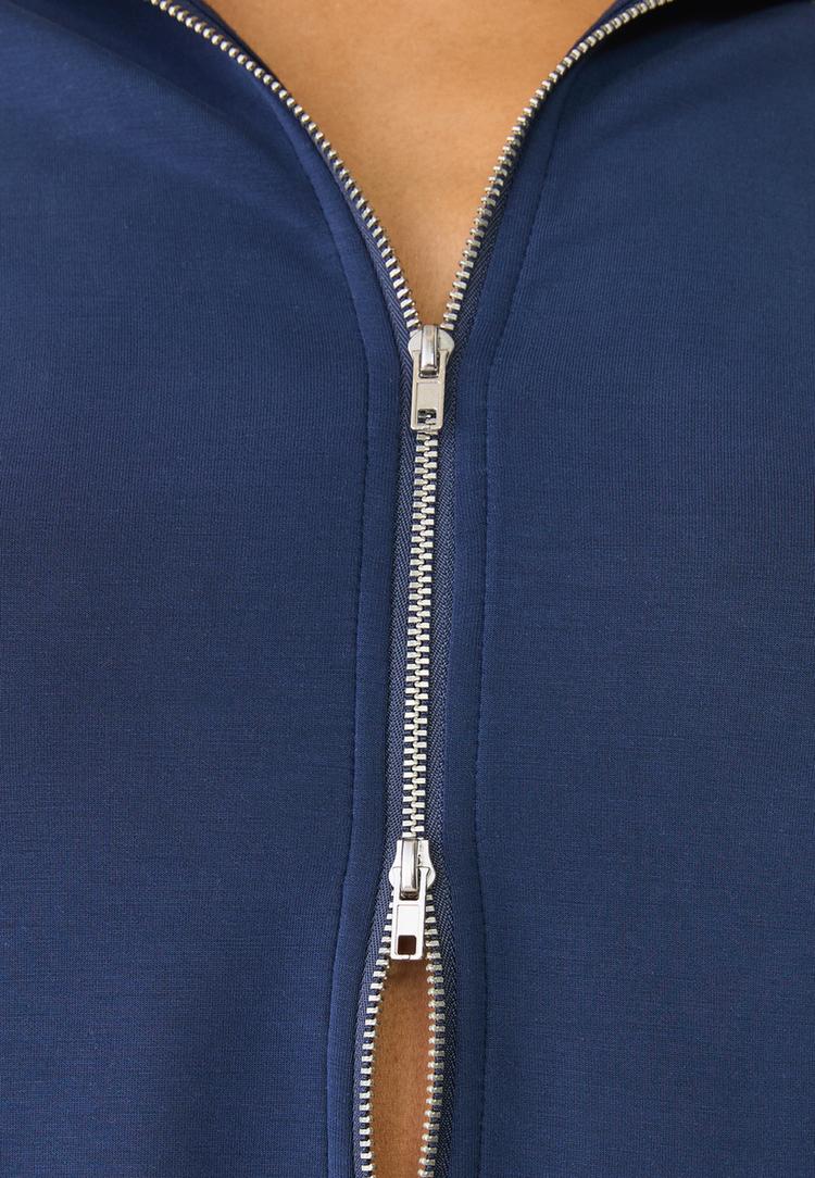 chaqueta cremallera tacto suave