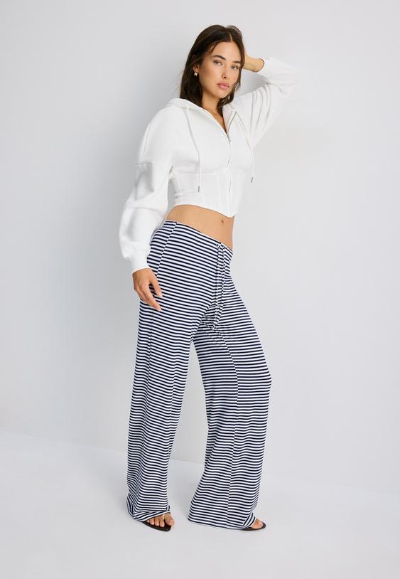 striped slimwaist joggers