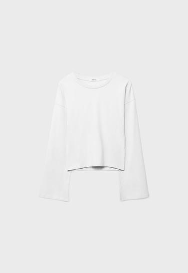 Kimono sleeve top — White 7