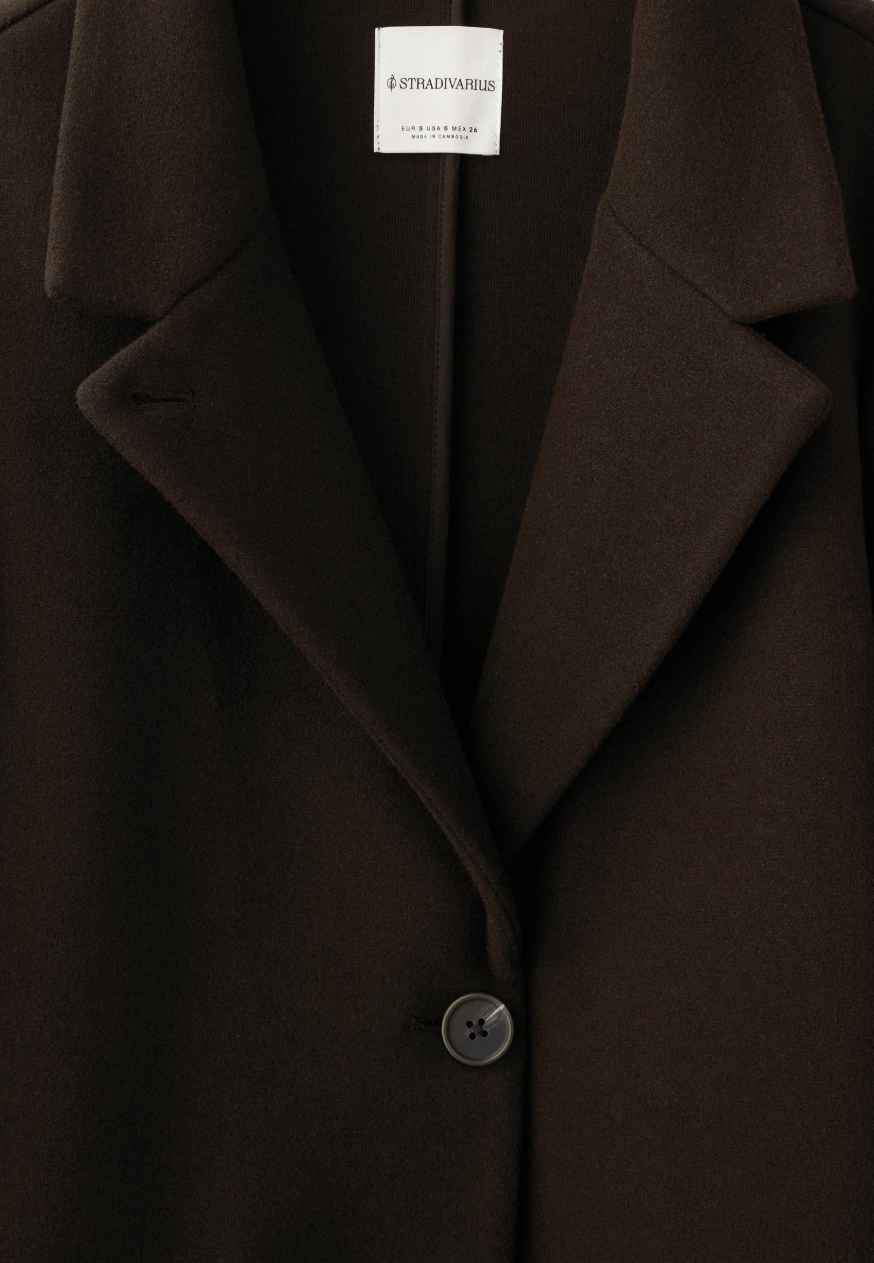 Basic soft-touch coat — Brown