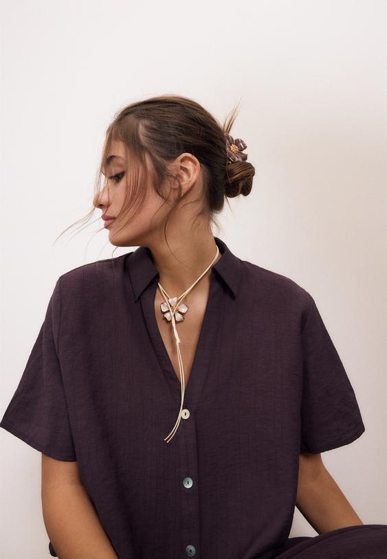 Lepršava Košulja S Gumbima