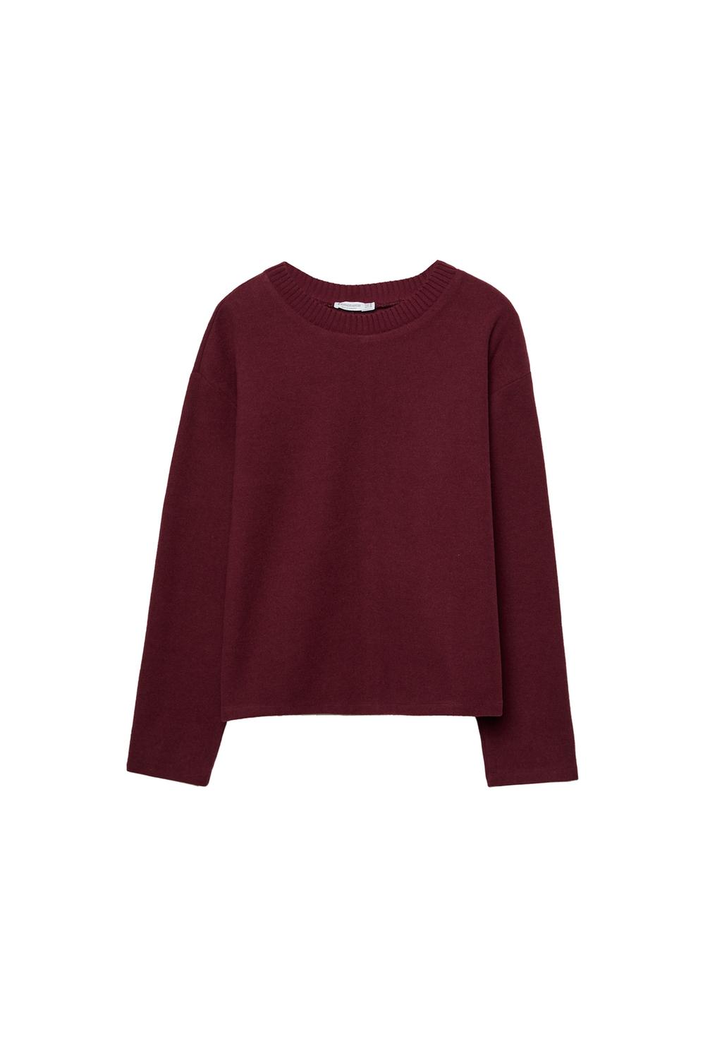 Knit round neck T-shirt