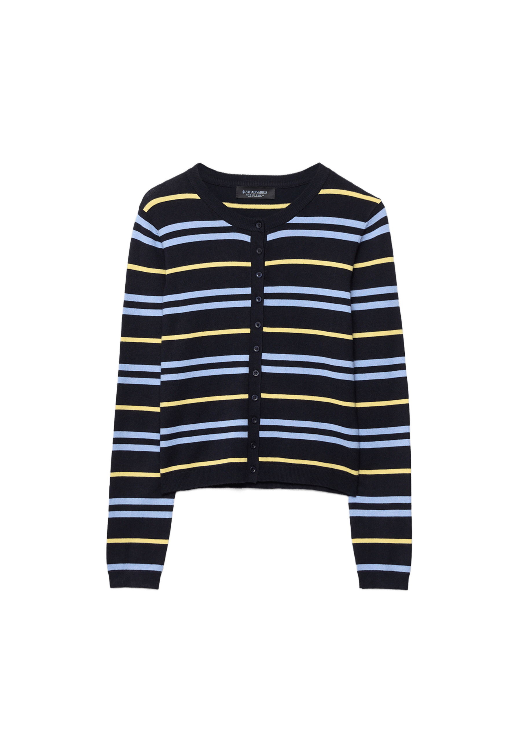 Knit cardigan — Navy blue