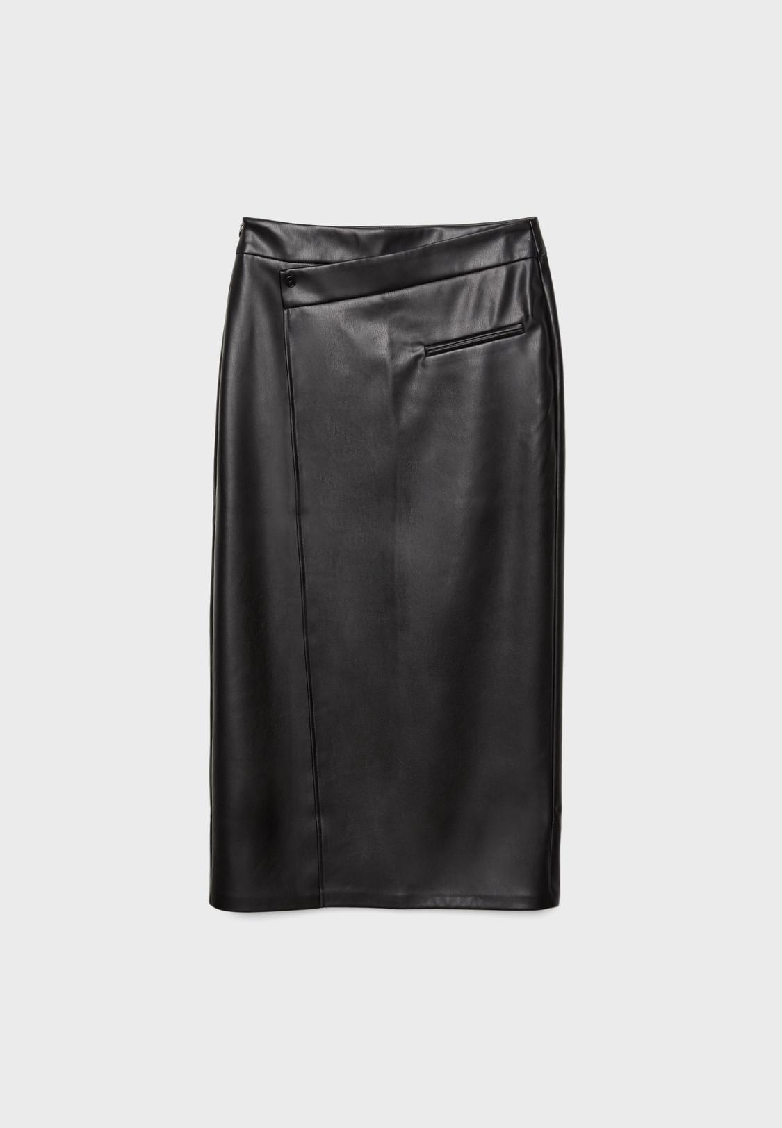Jupe Crayon Simili Cuir Zara Jupe Zara Vêtements
