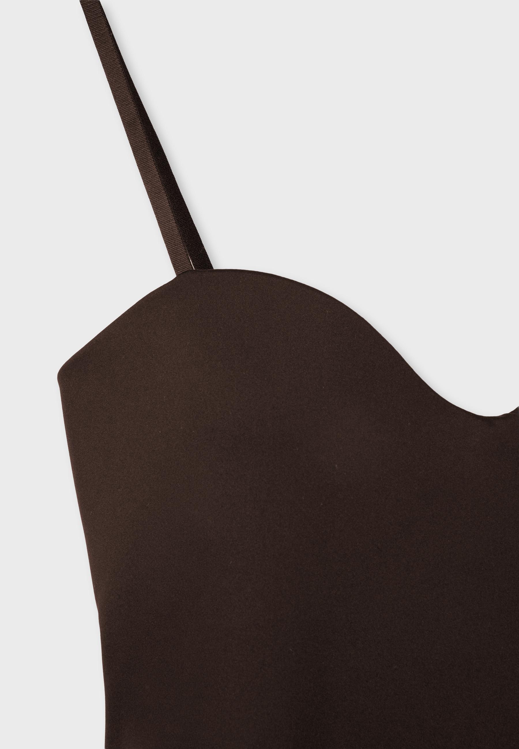 Padded cup bodysuit — Brown