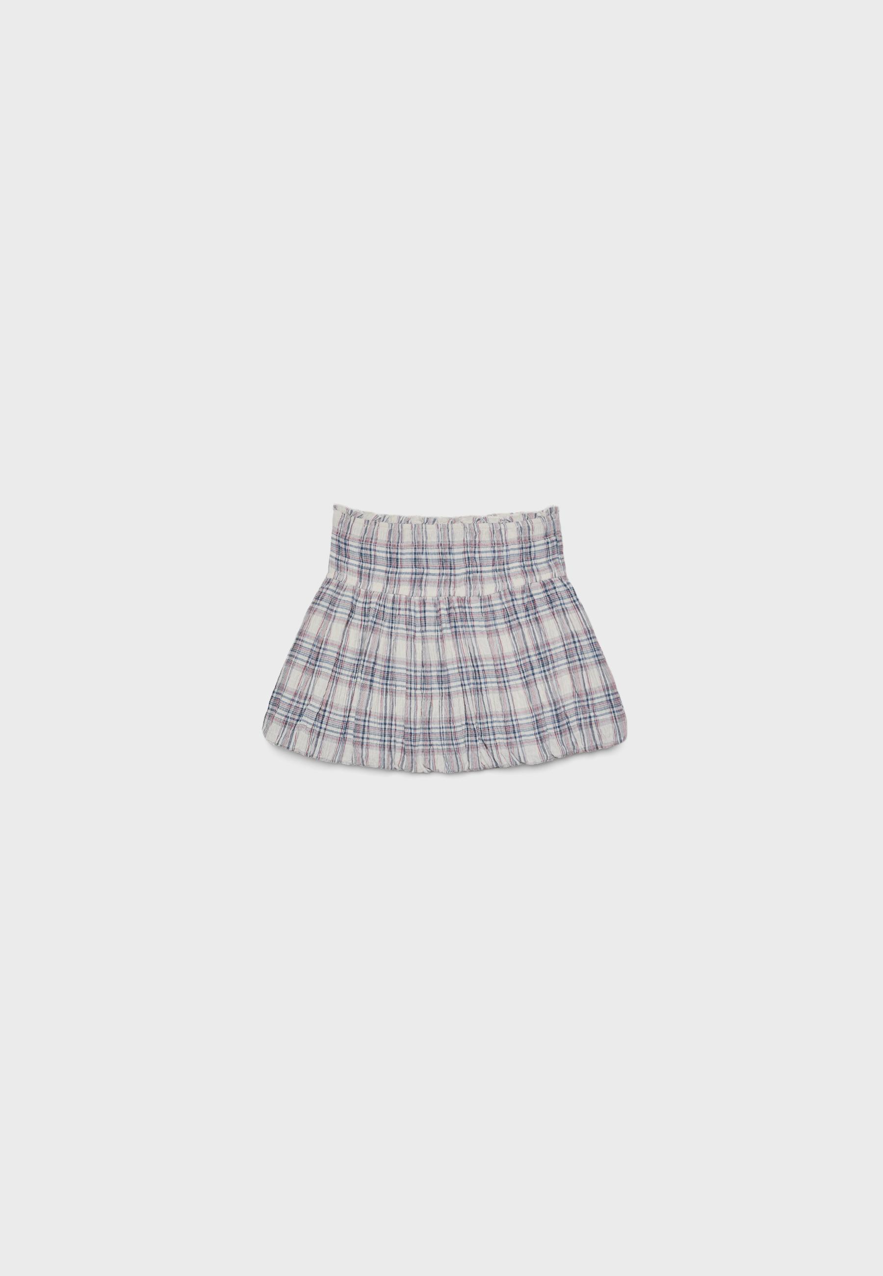 Checked balloon skirt - Women's fashion | Stradivarius
