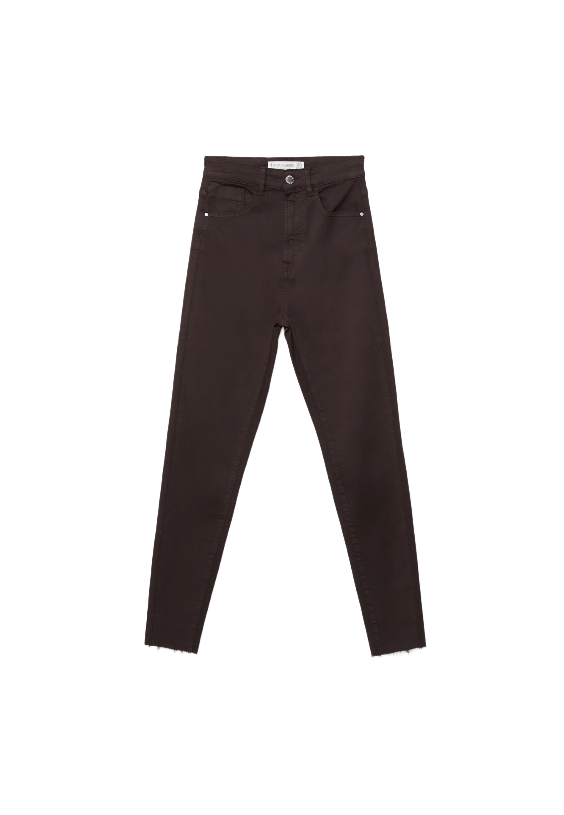 Super high-waist — Brown