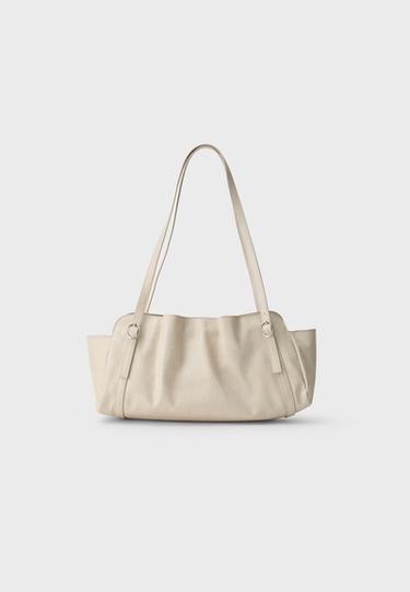 Buckle shoulder bag — Ecru 1