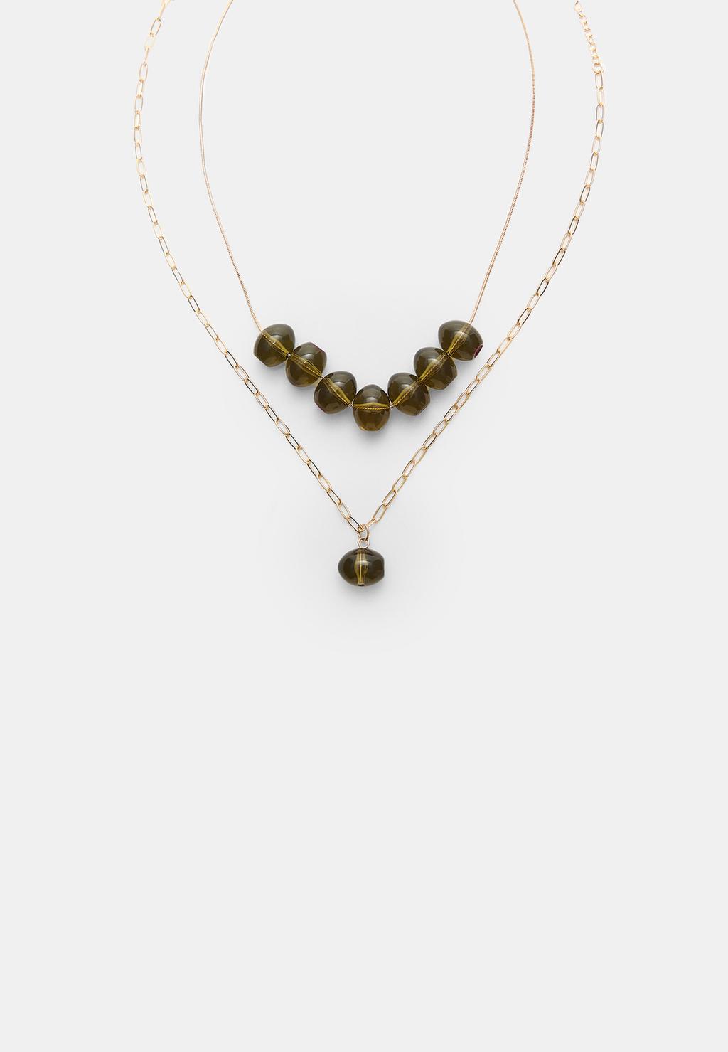 Set 2 collares olivas