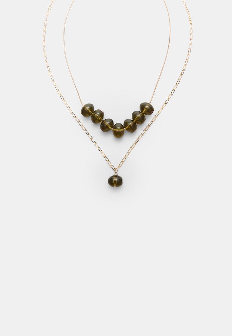 set 2 collares olivas