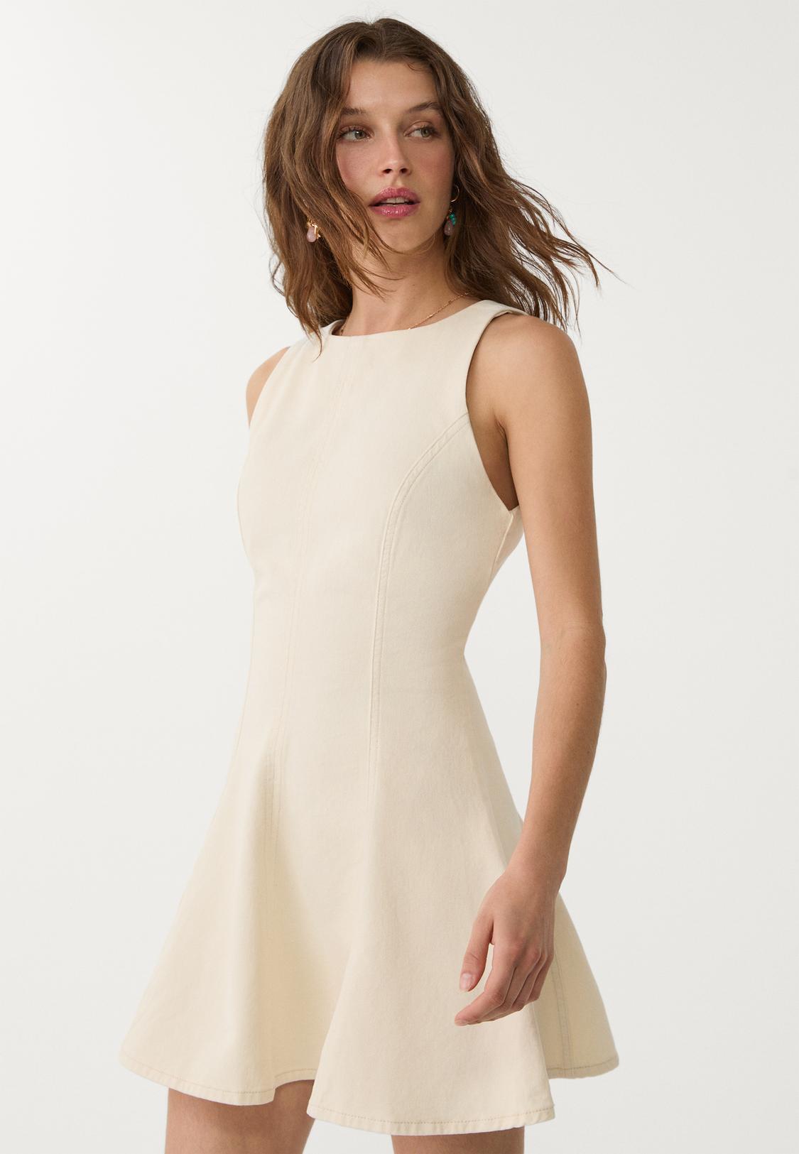 beige wedding dress short Short Beige Wedding Dress