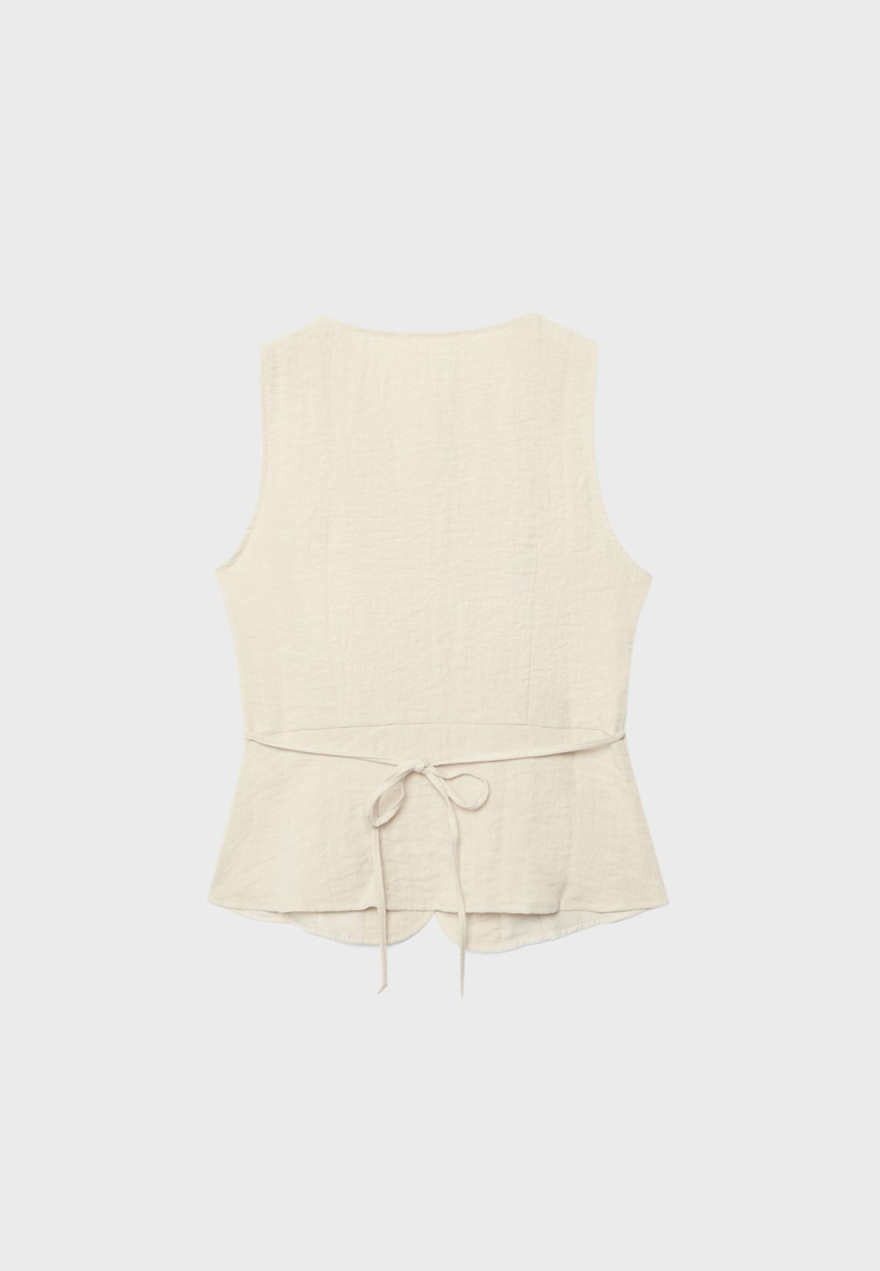 Buttoned waistcoat — Stone