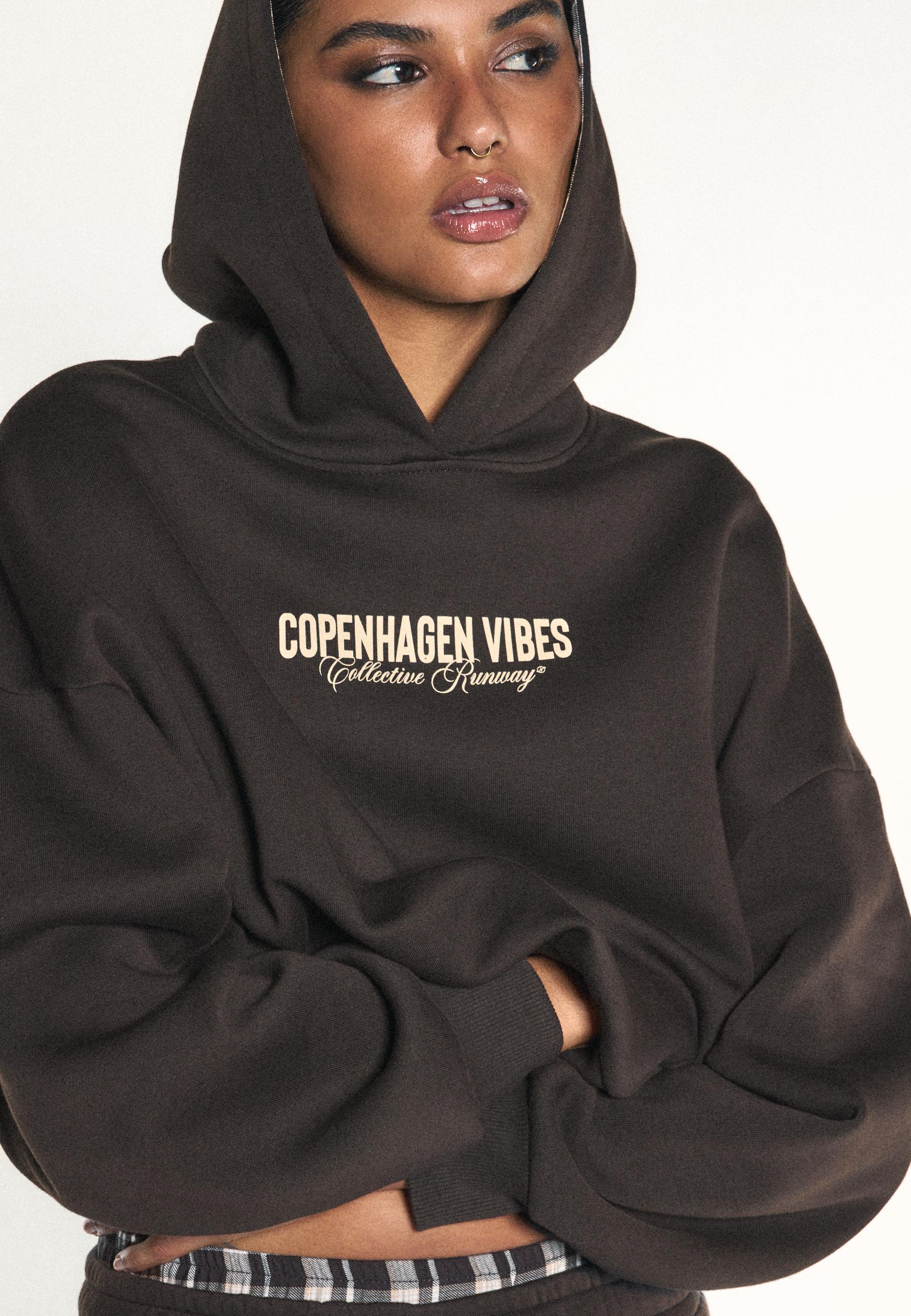 Stradivarius Ekose detaylı kapüşonlu sweatshirt