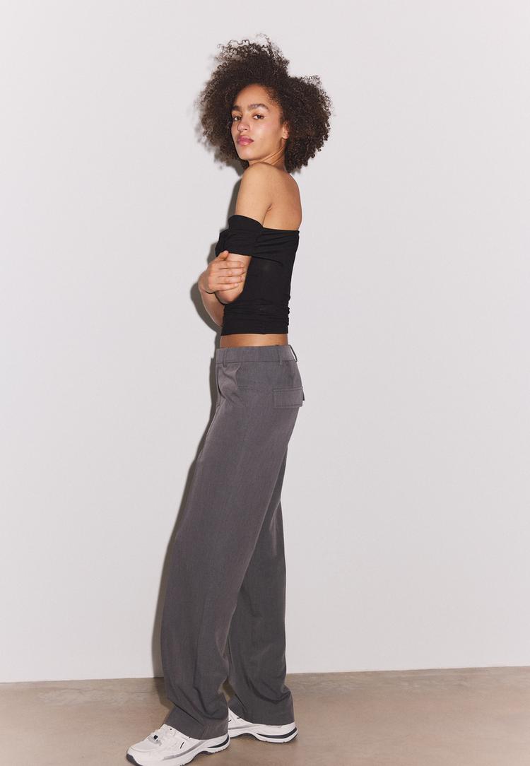 smart trousers with pockets