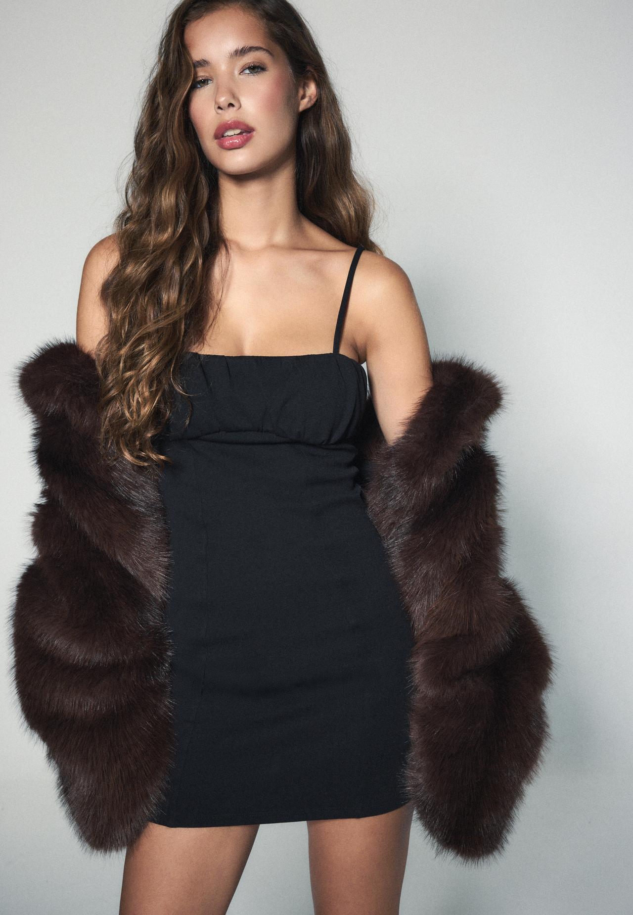 Short bandeau dress — Black