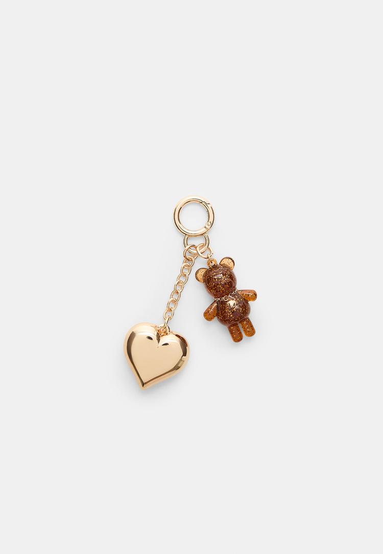 Stradivarius Metalliserad Björncharm Os