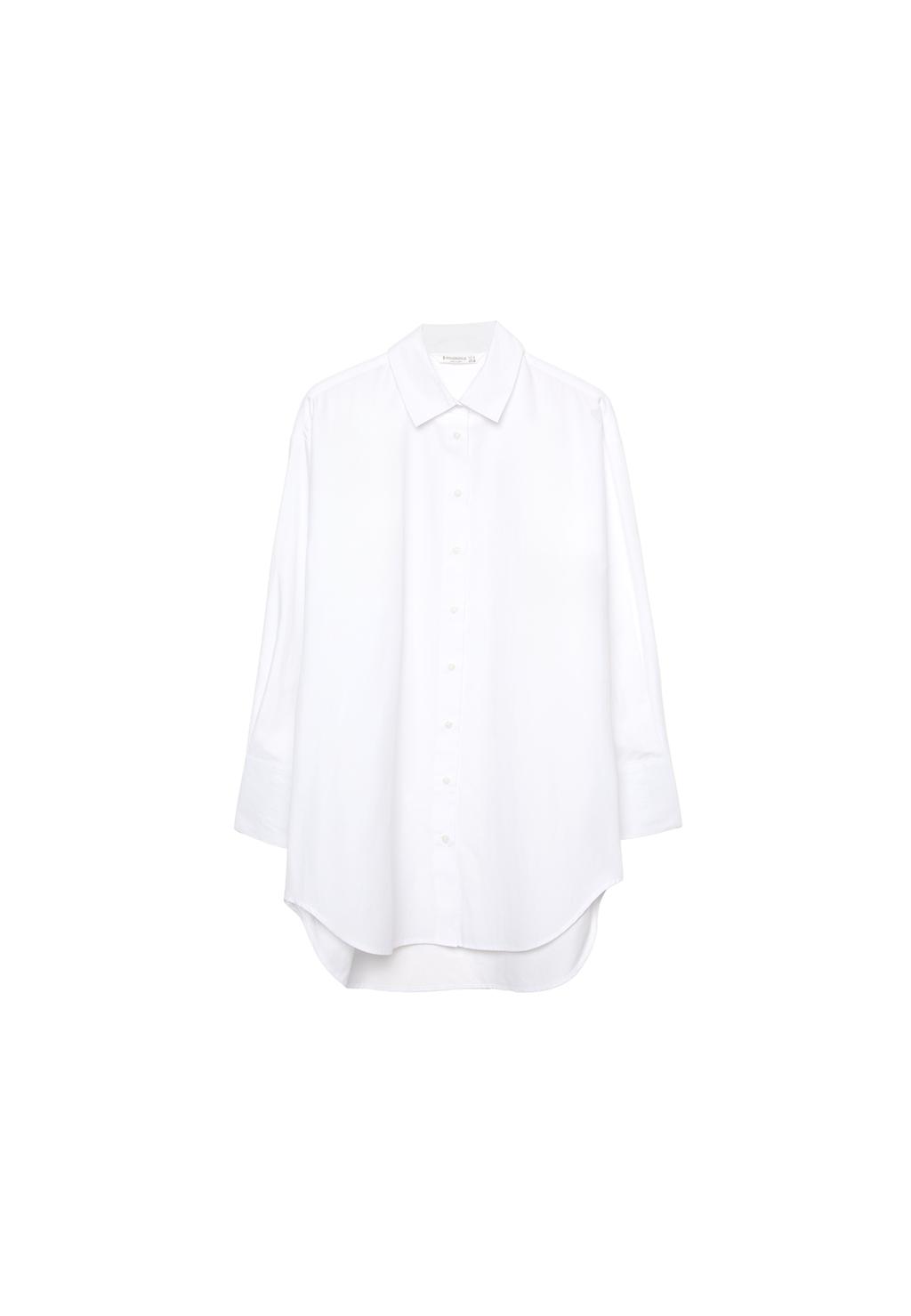 Kemeja poplin panjang