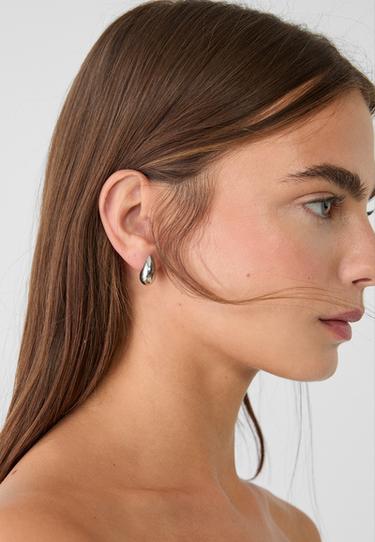 Set of 9 pairs of mini droplet earrings — Grey 2