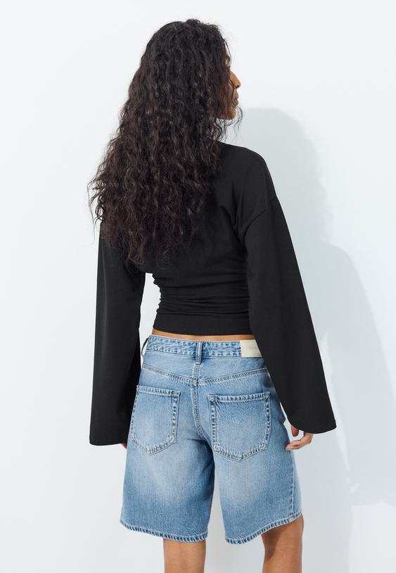 tshirt manches longues taille ajustee