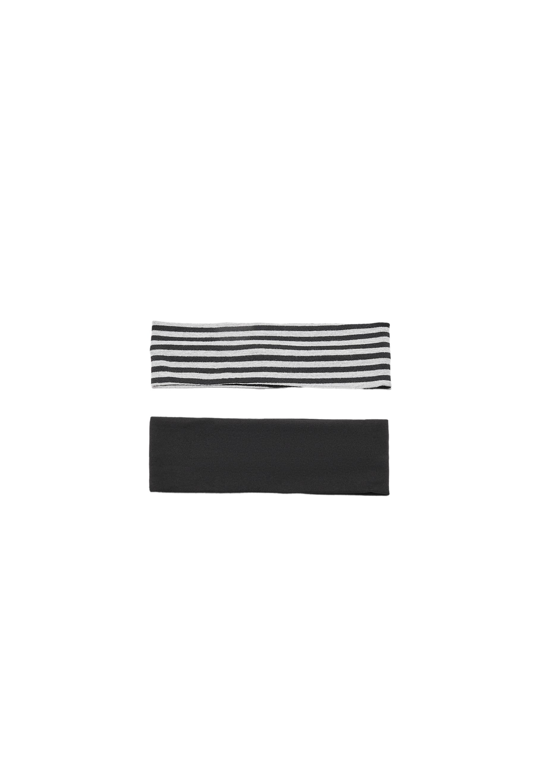 Set of 2 fur ribbons — Black