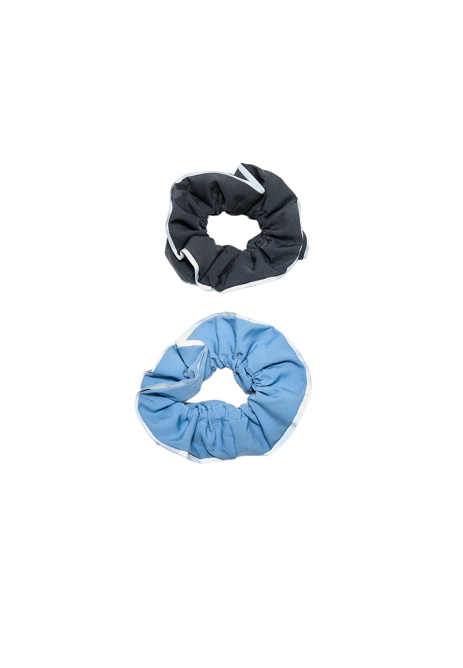 Set of 2 sporty scrunchies — Grey
